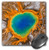 3D Rose"Abstract Grand Prismatic Spring Yellowstone Wyoming USA" Matte Finish Mouse Pad - 8 x 8" - mp_231370_1