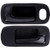 ROADFAR Door Handles Interior Inside Front Left Right Side Compatible for 2002-2005 Honda Civic Black-2pcs-