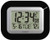 La Crosse Technology WT-8005U-B Atomic Digital Wall Clock with Indoor Temperature, Black