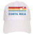 CafePress Retro Costa Rica Palm Tree Baseball Cap with Adjustable Closure, Unique Printed Baseball Hat White