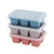DYHJU Ice Cube Trays 3 Pack,Silicone Ice Cube Molds Flexible 18-ice Trays with Spill-Resistant Removable Lid, Stackable and Safe, Ice Cube Trays for Freezer, Whiskey, Cocktail,Stackable.