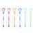DARKLATER Tongue Scraper for Adults,Tongue Cleaner,Tounge Scraper Cleaner-6 Pack-