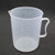Deschem 1000ml Plastic Lab Polypropylene Measuring Graduated Beaker Cup 1L Container Handle