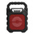 Wireless Speaker, Wireless Music Speaker, with Mic,Handle, Meomory Card Play,for Movie-red-