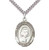 Pewter St. Saint John Baptist De La Salle Medal Pendant Necklace Comes With A 24 Inch Stainless Steel Curb Chain With A Prayer To St Anthony Prayer Card