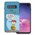 WiLLBee Compatible with Galaxy S10e Case -5.8inch- Peanuts Layered Hybrid [TPU  plus PC- Bumper Cover - Cartoon Charlie Brown