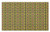 Lunarable Geometric Doormat, Ornamental Design of Squares in Continuous Frames, Decorative Polyester Floor Mat with Non-Skid Backing, 30" X 18", Charcoal Grey Mustard Vermilion Champagne