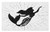 Ambesonne Mermaid Doormat, Monochrome Art Lets Be Mermaids Words Typography on Silhouette, Decorative Polyester Floor Mat with Non-Skid Backing, 30" X 18", Charcoal Grey Pale Grey