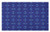 Ambesonne Navy Blue Doormat, Geometrical Mosaic Square Patterned Colorful Abstract Art Design, Decorative Polyester Floor Mat with Non-Skid Backing, 30" X 18", Blue Orange and Yellow