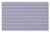 Ambesonne Navy Blue Doormat, Horizontal Chevron Pattern in Nautical Colors Dashed Lines Maritime Zigzag, Decorative Polyester Floor Mat with Non-Skid Backing, 30" X 18", Navy Blue White