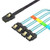 Mini SAS HD to SATA Cable, Wordima 1.6FT Internal Mini SAS 36Pin Male SFF8087 to 4X SATA 7Pin Female Cable, Mini SAS Host/Controller to 4 SATA Target Splitter Breakout Cable