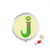 J Alphabet Orange Fruit Cute Pattern Pill Case Pocket Medicine Storage Box Container Dispenser