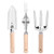 ChichuangK Garden Tool Set, 3Pcs/ Set Stainless Steel Garden Shovel, Trowel Rake Digging Tool Ergonomic Handle, Flower Plant Gardening Hand Tools, Gardening Kit Outdoor Hand Tools,