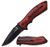 Free Engraving - Quality Elk Ridge Pakkawood Handle Folding Knife