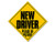 AV Diamond Shaped New Driver Please Be Patient Sticker -Safe Caution Safety Teen Student-