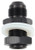 Fragola 483110-BL Black Size (-10) Fuel Cell Bulkhead Fitting