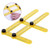 New Ultra Adjustable Carpentry Carpenter Home Improvement Engineer Floor Wall Four Sided Folding Measuring Tool Multi-Angle Template Scale Ruler US Mechanic Architect Tool