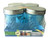 Ball Mason Jar-16 oz. Aqua Blue Glass Wide Mouth - Set of 4