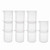 YeVhear 150ml PP Measuring Cup Graduated Beaker Clear Plastic for Kitchen Laboratory Liquids 11pcs