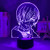 Black Butler Led Night Light for Kids Bedroom Decor Nightlight Birthday Kid Children Gift Anime Gadget Room Table USB Powered Lamp Ciel Phantomhive-Remote