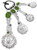 Ganz 4-Piece Measuring Spoons Set, Colorful Turtles with Cactus