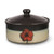 Pfaltzgraff Every Day Painted Poppies Round Covered Casserole, Brown