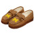 NCAA Michigan Wolverines Mens College Team Logo Moccasin Slippers, Tan, Medium -9-10-