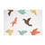 DIYthinker Colorful Bird Abstract Origami Pattern Ground Mat Non Slip Floor Bathroom Door Rug Carpet