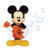 Little Kids Disney Mickey Mouse Action Bubble Blower Machine, Includes Bubble Solution, Multi