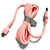 USB Charging Cable for Basilisk Viper Ultimate Hyperspeed Lightest Wireless Gaming Mouse Pink