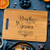 Personalized Cutting Board Engraved Chopping Board Handle Stacked Name
