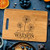 Personalized Cutting Board Engraved Chopping Board Handle Center Dandelion Family