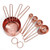8pcs Stainless Steel Measuring Spoons Set Rose Gold Measuring Cups Kitchen Accessories Baking Tea Coffee Spoon Measuring Tools
