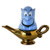 Disney Aladdin Salt  and  Pepper Shaker Set - Genie and Lamp Figural Design - Stackable - Ceramic