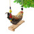 Diaosuw Chicken Swing Chicken Perch Chicken Wood Stand Chicken Toy for Hens Handmade Chicken Swing Stand Toy for Large Bird Parrot Hens Macaw