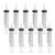 Eathtek 10 Pack 60ml Plastic Syringe with Cap, Multiple Uses Measuring Syringe Tools for Labs, Measuring Liquids and Dispensing