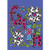 Faith Flowers and Polka Dot Cross 42 x 29 Rectangular Double Applique Large House Flag