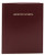 BookFactory Burgundy A4 Lab Notebook - 96 Pages -5mm Grid Format-, A4-8.27 x 11.69 -21 cm x 29.7cm-, Burgundy Cover, Smyth Sewn Hardbound Laboratory Notebook -LIRPE-096-4GR-A-LMT1-