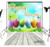 LB Easter Backdrop for Photography 5x7ft Spring Backdrop Rustic Wood Floor Background Colored Eggs Butterfly Kids Adults Portrait Photo Backdrop Studio Props Vinyl Customized MG716