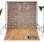 LB Brick Wall Backdrop for Photography 5x7ft Brown Rustic Wooden Floor Photo Background Kids Adult Portrait Backdrop Studio Props Vinyl Customized MB296