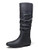 Jeossy Women's 40 Slouch Boots Grey Knee High Tall Boot Slip-on Flat Wide Mid Calf Boots Size 8.5-DJY940 Grey 08.5-