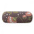 Brown Flowers Plant Paint Glasses Case Eyeglasses Hard Shell Storage Spectacle Box