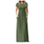 Women Summer Long Dress?Loose Party Dress for Women O Neck Casual Short Sleeve Floor Length Solid Color Dress with Pocket