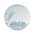 Ylljy00 Dragonfly 6" Dinner Plate,Waterlilies Flowers and Dragonflies Simplistic Design Eco Nature Theme Artwork Ceramic Decorative Plates,Dining Table Tabletop Home Decor,Blue Green
