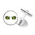 DIYthinker Cartoon Animal Monster Eye Decoration Round Button Cuff Clip Stud Cufflinks