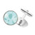DIYthinker Chrysanthemum Abstract Plants Art Round Button Cuff Clip Stud Cufflinks