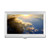 Orange Sunshine Sky Blue Clouds Business Card Holder Case Pocket Box Wallet