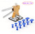 WERFY Paintless Dent Remover Tools Paintless Dent Repair Kit PDR Dent Lifter with 10PCS Blue Puller Tabs Paintless Dent Removal Kit