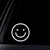 World Design Smile Face Car Decal/Sticker