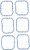 ACDelco 12647263 GM Original Equipment Upper Intake Manifold Gasket Kit with Gaskets